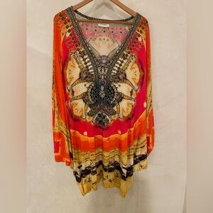 Camilla Franks, Batwing Jersey Mini Dress/Caftan, Trailblazer, OS